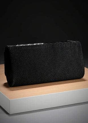 Luxury Stripes Designer One-shoulder bag Envelope Evening Clutch Bags hardware shoulder bag women wedding party gift bag PlatiNum