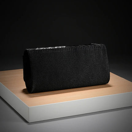 Luxury Stripes Designer One-shoulder bag Envelope Evening Clutch Bags hardware shoulder bag women wedding party gift bag PlatiNum