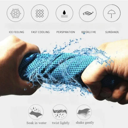 Microfiber Towel for Bath and Beach, Cooling for Summer, Quick-Drying Outdoor Sports Towel, Portable Iced Towel for Travel, Swimming, Gym, and Fitness