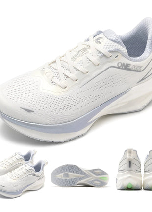 ONEMIX Scarpe da corsa da jogging per uomo Scarpe da ginnastica da esterno super leggere Scarpe da passeggio antiscivolo con ascensore Donna PlatiNum