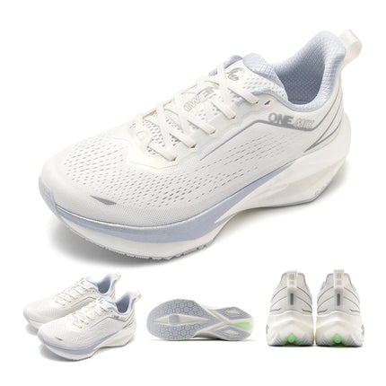 ONEMIX Scarpe da corsa da jogging per uomo Scarpe da ginnastica da esterno super leggere Scarpe da passeggio antiscivolo con ascensore Donna PlatiNum
