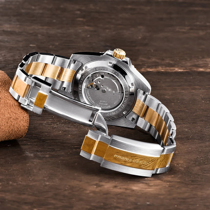 PAGANI DESIGN 2026 43MM Serie Water Ghost Orologio Meccanico da Uomo Automatico con Vetro Zaffiro in Acciaio Inossidabile Impermeabile Sportivo