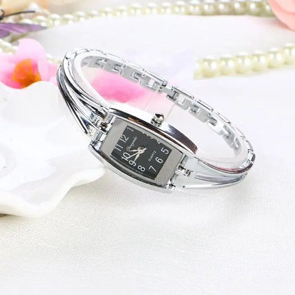 I più nuovi braccialetti per orologi da polso da donna Orologi da donna in acciaio inossidabile di moda Orologio da donna al quarzo Orologi Reloj Mujer platinumshop