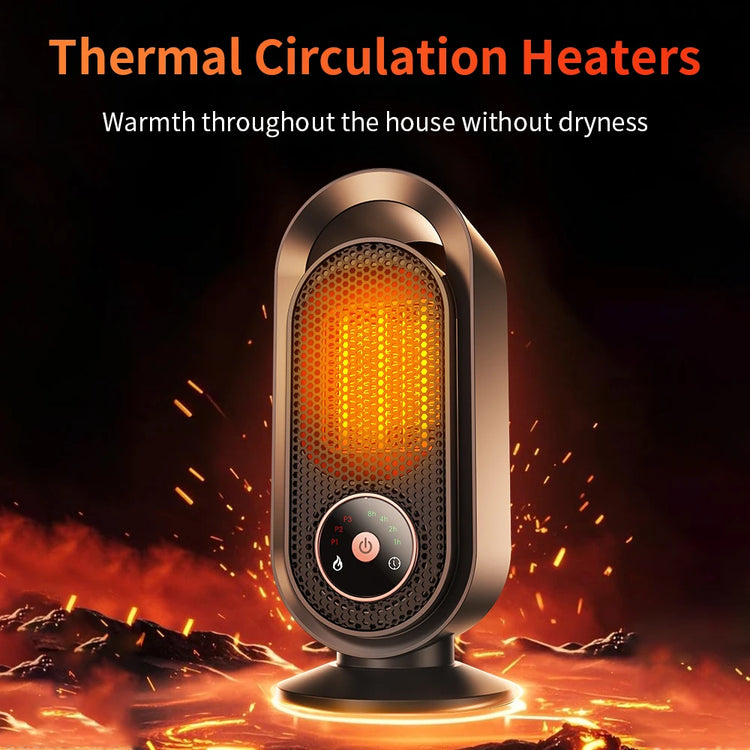 1000W Electric Heater Portable Mini desk Fan Fan Heater Hot Air Flower Home bed Office Warmer Machine for Winter