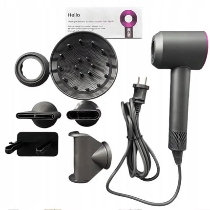 5 In 1 New Hair Dryer with Hot and Cold Air Functionality High Quality Lightweight Fast Drying Styling Tool for Smooth Hair 1600W