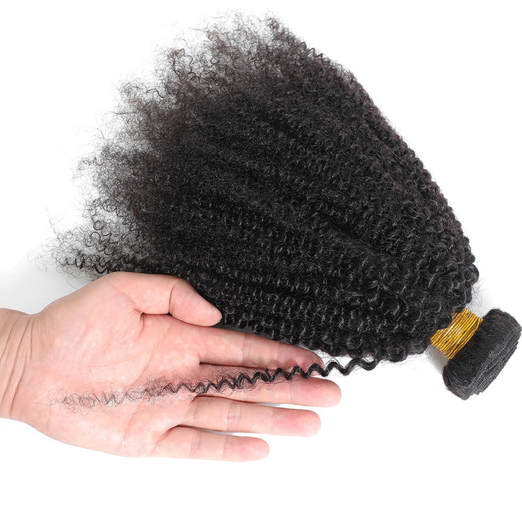 10-24inch Afro Kinky Curly Human Hair Bundle Deal Brazilian Afro Deep Jerry Curly Raw Virgin Human Hair Weave Hair Extension