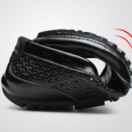 Scarpe casual da uomo di marca di lusso estiva Mocassini da uomo in vera pelle morbida Mocassini Designer italiano Scarpe da barca traspiranti