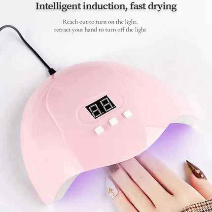 Nail UV Lamp 18LED Nail Dryer Suitable For All Gel Varnish Polishing And Curing With Timer Mode Suitable For Home Manicure Tools