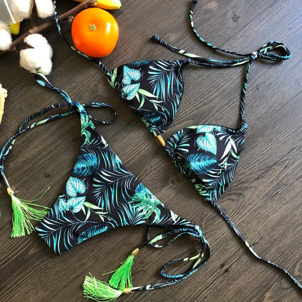 RUOTONGSEPT Bikini da Donna 2022 Nuovo Costume da Bagno Femminile Sexy Set Bikini Push-up per Nuoto e Bagno platinumshop