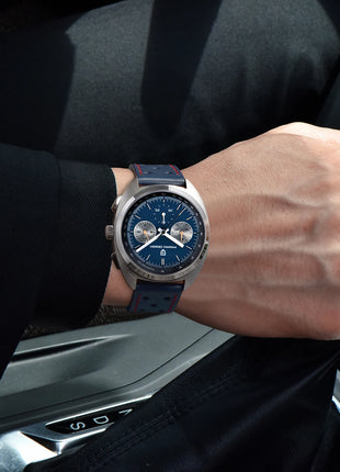 Orologio da Uomo PAGANI DESIGN, Quadrante Blu Retrò, Cronografo al Quarzo, Movimento Giapponese VK63, Vetro Zaffiro, Nuovo Modello 2026 Impermeabile