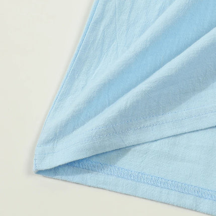 Men's Lightweight Shirts Cotton Linen Henley Long Sleeve Shirts for Men Beach Hawaiian V-Neck Top Breathable Polo