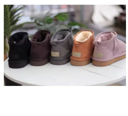 New Snow Boots Women's Winter Boots Cotton Shoes Anti slip Waterproof Round Head Princess Series