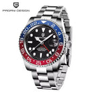 PAGANI DESIGN 2026 Nuovo Orologio Meccanico di Lusso da Uomo Batman 40MM GMT con Bracciale Jubilee, Vetro Zaffiro, Acciaio Inossidabile, Impermeabile, Automatico