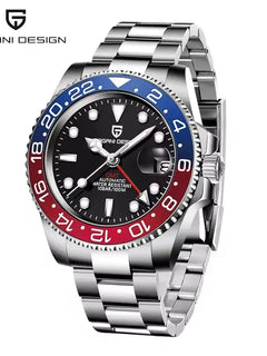 PAGANI DESIGN 2026 Nuovo Orologio Meccanico di Lusso da Uomo Batman 40MM GMT con Bracciale Jubilee, Vetro Zaffiro, Acciaio Inossidabile, Impermeabile, Automatico
