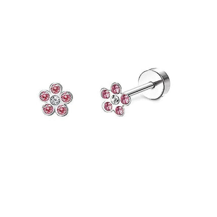 2 pz/set In Acciaio Inox Cuore Luna Earbone Della Vite Della Vite Della Sfera Orecchini con perno per Le Donne di Modo Dell'orecchio Trago Cartilagine Body Piercing platinumshop