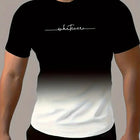 Abbigliamento da uomo semplice stampato T-shirt da uomo oversize moda Estate Outdoor traspirante da