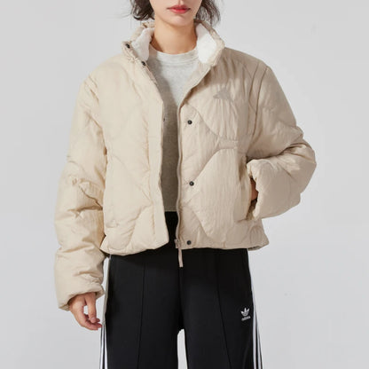 Adidas Women's Cotton down Jacket Fashionable Windproof Warm Sports down Jacket Jg5944