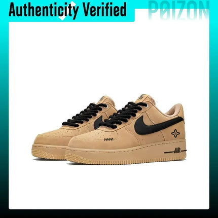 Nike Air Force 1 Black Brown Warrior Thermal Height Increasing Abrasion Resistant CJ9179-200(Team93-S-BOX)