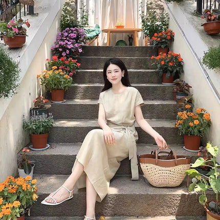 2025 Y2k Retro Literary Fashion Versatile Casual Tote Bag Shoulder Bag Large Capacity Grass Woven Bag Women's Bag