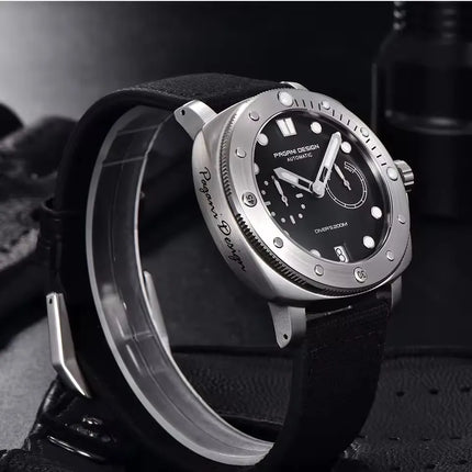 Orologi da Polso Meccanici PAGANI DESIGN con Vetro Zaffiro e Rivestimento AR, Orologio di Lusso da Uomo, Movimento CAL.2C10