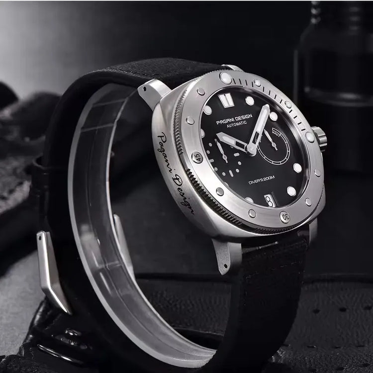Orologi da Polso Meccanici PAGANI DESIGN con Vetro Zaffiro e Rivestimento AR, Orologio di Lusso da Uomo, Movimento CAL.2C10