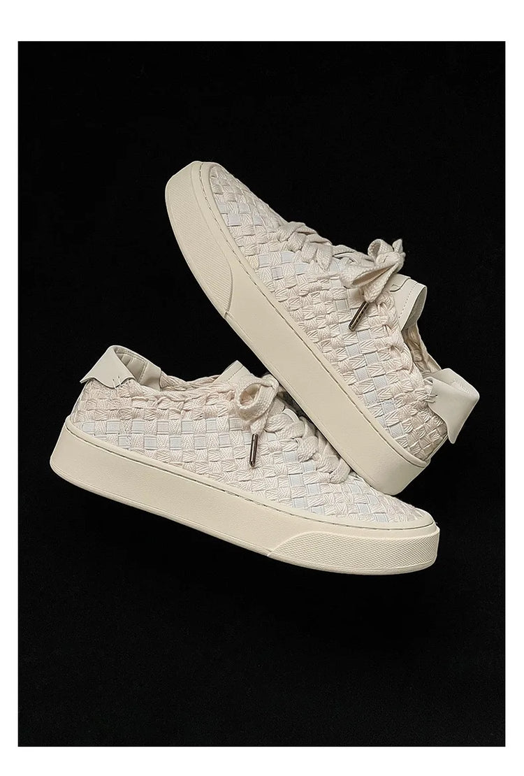 Men's sports shoes and casual shoes thick soled canvas men's shoes fashionable Owens breathable board shoes