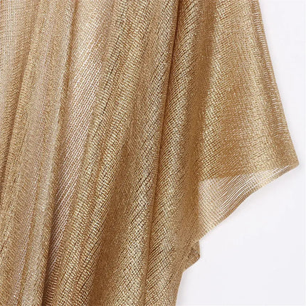 Abito copricostume da spiaggia lavorato a maglia trasparente con nappe sexy con frange Tunica in rete lucida per costumi da bagno da donna Abito da spiaggia leggero con copertura in rete platinumshop