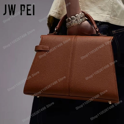 Borsa a Mano Mini Elise di Lusso JW PEI, Borsa a Tracolla in Pelle Martellata alla Moda per Serate Eleganti da Donna