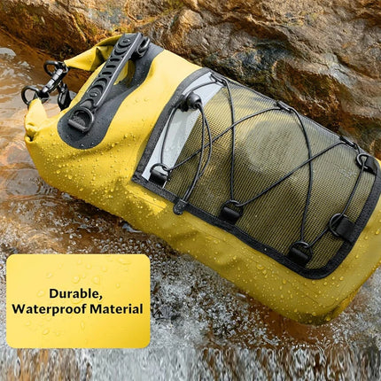 PVC Swimming Backpack Dry Bag for Women Men 10L 20L Waterproof Shoulder Kayak Trekking Drifting Rafting Surfing Boat Bag