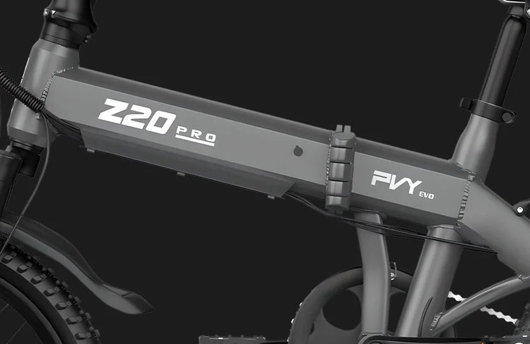 Biciclette Elettriche Pieghevoli PVY Z20 PRO EVO con Sensore di Coppia, 50N.m 250W 36V 14.5Ah Batteria per E-bike da Pendolarismo con App Intelligente