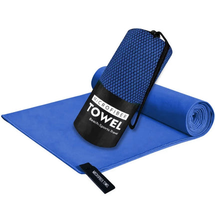 Asciugamano sportivo in poliestere microfibra da 1 pezzo Asciugatura rapida e assorbe il sudore Portatile per yoga in spiaggia Nuoto ed escursionismo