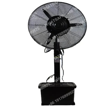 Ventilatore Industriale Commerciale di Qualità 110v 220v 26-30 Pollici da Pavimento/Soffitto per Esterni con Oscillazione e Nebulizzazione, Grande Ventilatore a Colonna con Spruzzo d'Acqua