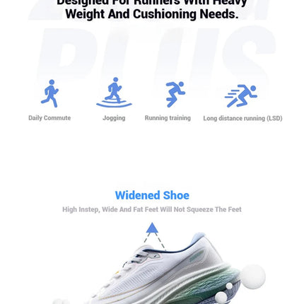 Xtep 2000km Plus Running Shoes 2025 New Spring Lightweight Anti-slip Wear-Resistant Men's Training Jogging Sneakers 875319110001 PlatiNum