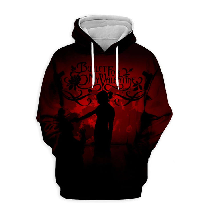 Bullet For My Valentine Rock Band 3D Print Hoodies Men Women Oversized Sweatshirts Hoodie Male Pullovers Tracksuits Man Clothing