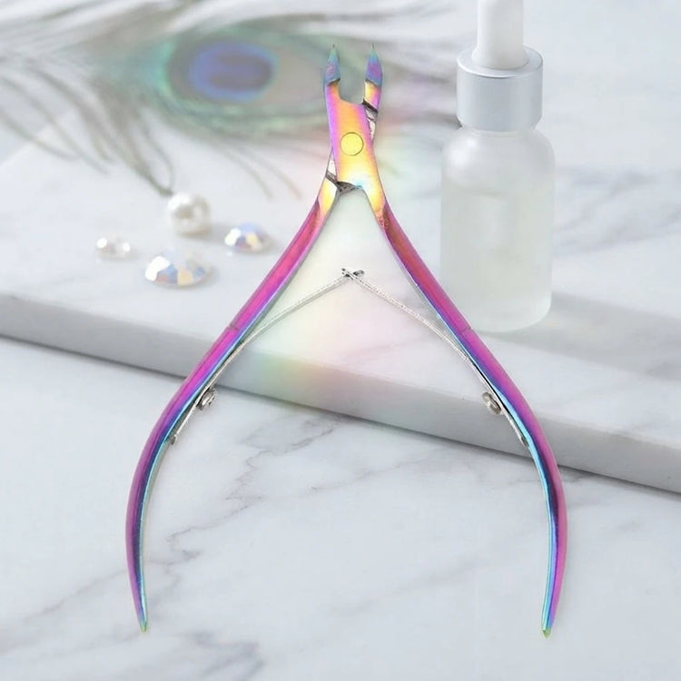 1Pcs Colorful Cuticle Nipper Clipper Dead Skin Remover Plier Clear Nail Art Tool for Home Beauty Salon Manicure Accessory