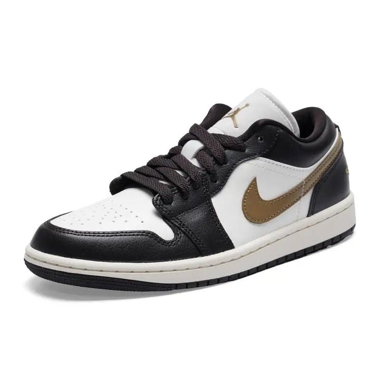 Scarpe da donna Nike Air Jordan 1 Sneakers retrò basse bianche e marroni Scarpe da basket Dc0774-200 platinumshop