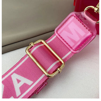 2025 Transparent PVC Beach Bag, Korean Style, Fresh and Sweet Silicone Shoulder Bag, Medium Size with Zipper Closure