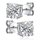color oro bianco / 6mm (0.8ct each)