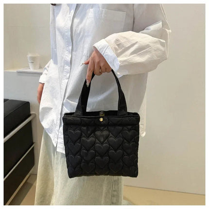 Puffer Shoulder Bag for Women Soft Down Cotton Padded Tote Handbag Purse Quilted Cross Body Bag Solid Color Bubbles Cloud Bag PlatiNum