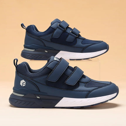 Scarpe da ginnastica FitVille da uomo a punta larga, basse, antiscivolo, leggere, per piedi gonfi, con supporto per l'arco plantare