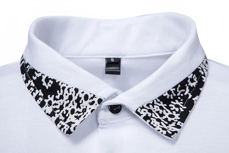 Polo da uomo estive a manica corta, T-shirt con colletto a risvolto, tinta unita, T-shirt sportiva T15
