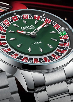 Mark Fairwhale 5031 Nuovo orologio al quarzo da uomo di marca superiore quadrante digitale rotante intrattenimento freddo orologio da notte impermeabile reloj platinumshop