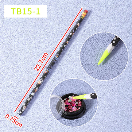 12 Grids Mixed Size Nail Rhinestones SS6 to SS30 Shiny Clear Gold Pink Blue Flat Back Glass Gems for DIY Nail Art Manicure Decoration Supply