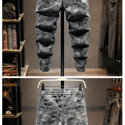 Camouflage Military Jogger Pants Men 2025 Pure Cotton Men's Spring Autumn Multi-pocket Function Cargo Pant Streetwear Trousers