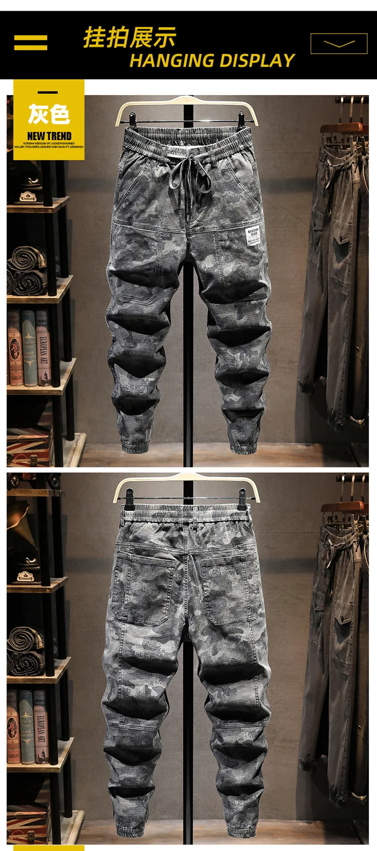 Camouflage Military Jogger Pants Men 2025 Pure Cotton Men's Spring Autumn Multi-pocket Function Cargo Pant Streetwear Trousers