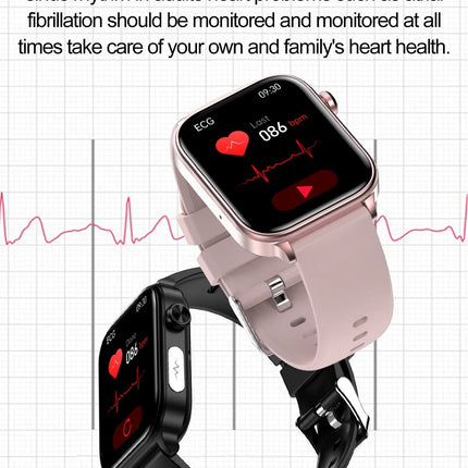 2025 Nuovo AI Diagnosi Lipidi nel sangue Acido urico Test di composizione corporea Smart Watch per uomo ECG + PPG Chiamata Bluetooth Salute Smartwatch platinumshop