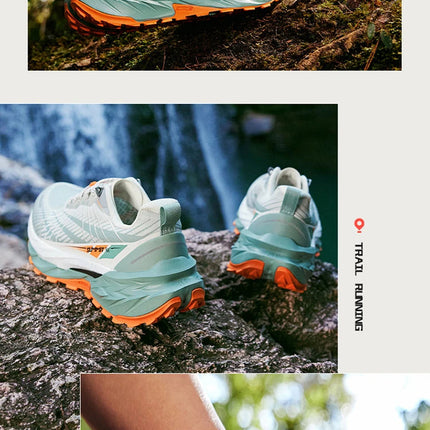 361 Degrees Yushan PRO Men Running Shoes Durable Hiking Cushioning Breathable Non-slip Outdoor Jogging Male Sneakers 672522250 PlatiNum