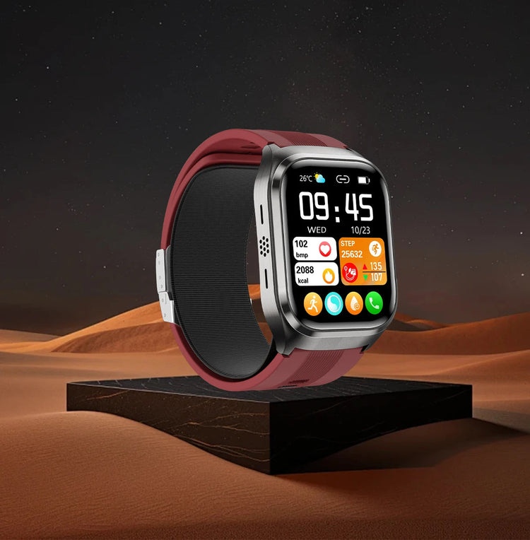2026 Nuovo aggiornamento AI diagnostico Airbag pressione sanguigna precisa salute SmartWatch acido urico ECG lipidi nel sangue Smartwatch uomo donna platinumshop