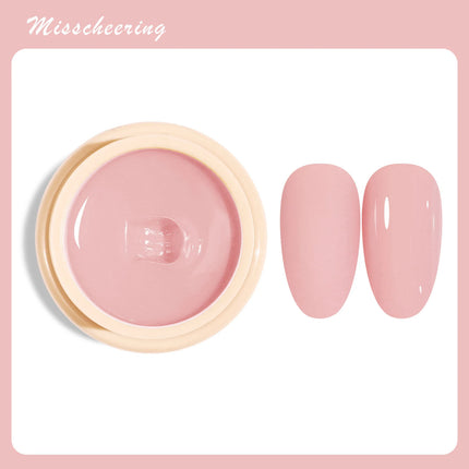 Misscheering 7.5ml Nude Pink Removable Gel Nail Polish UV/LED Gel Suitable  All Skin Tones Professional Nail Salons And Home DIY