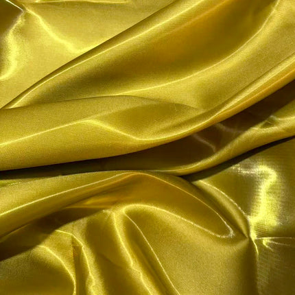 Tessuto Satinato Liquido Lucido di Lusso Riflettente Effetto Galassia per Abiti da Sposa e Design di Abiti alla Moda